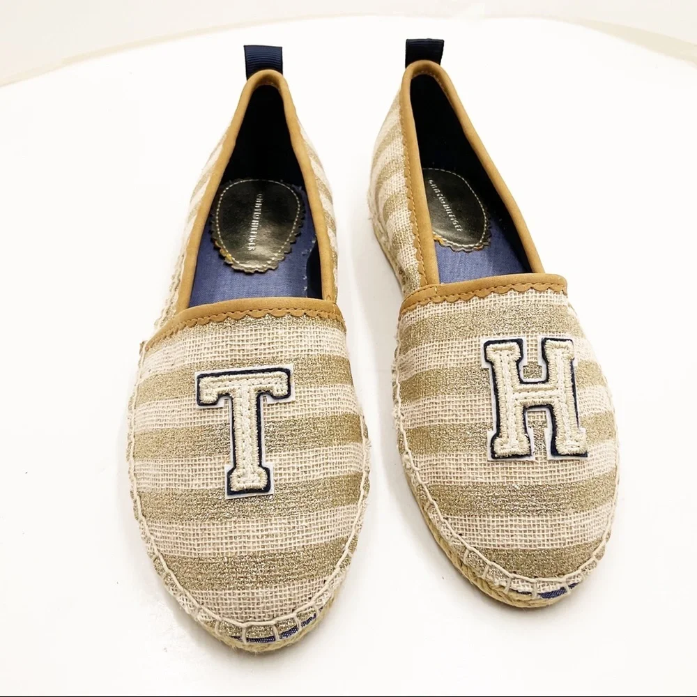 🆕 {Tommy Hilfiger} Logo Embellished Espadrilles